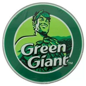 Jolly Green Giant Cutting Board Tempered Glass 9.8-in Rubber Feet Retro Kitchen